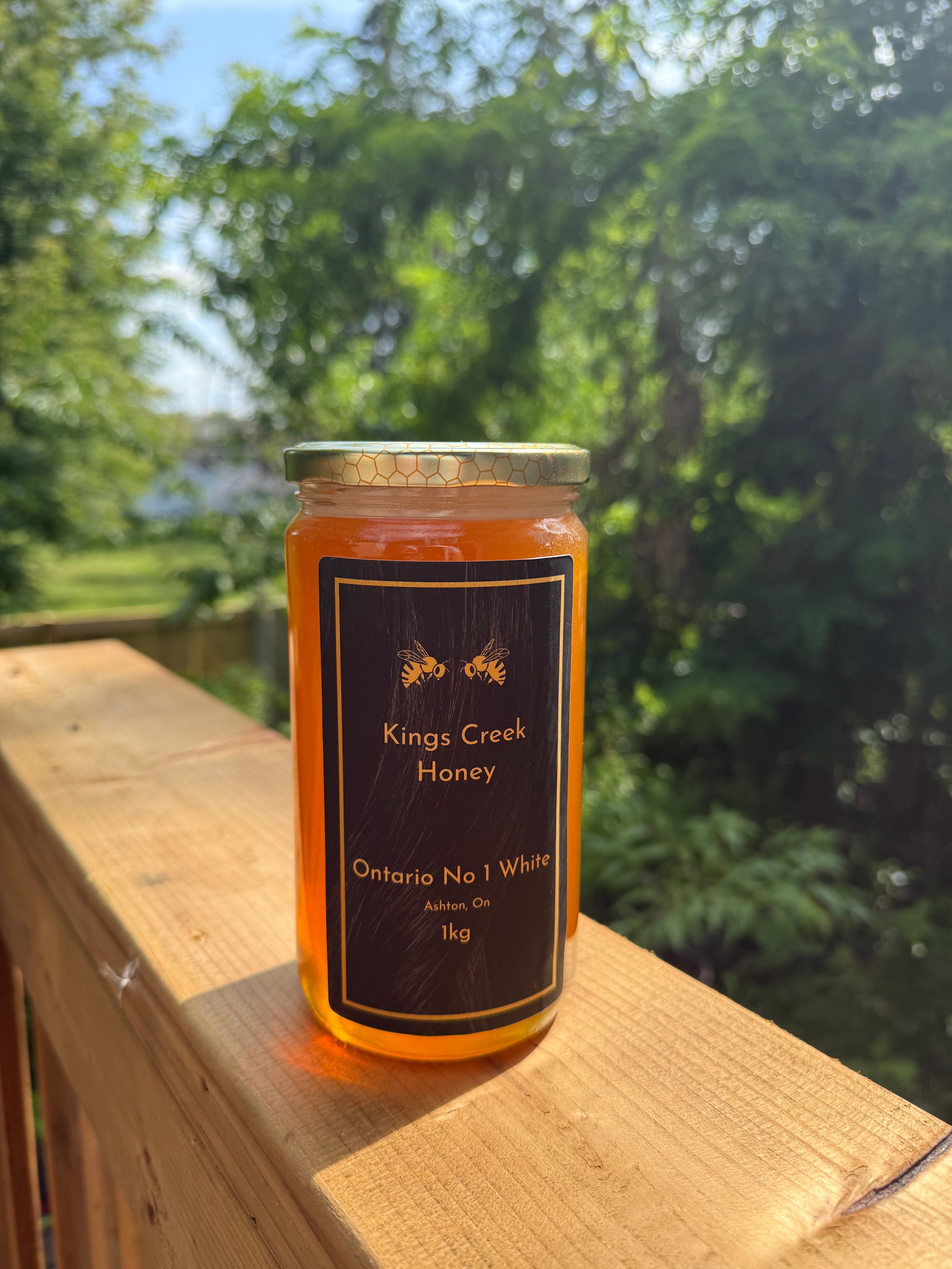 1 Kg - Fresh and raw meadow honey